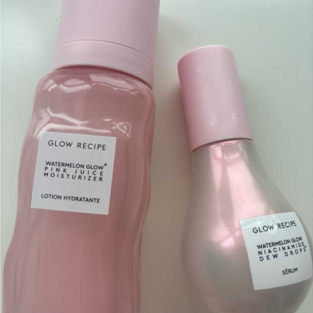 Glow Recipe Pink Watermelon Glow Duo - Soft Pink Bottles set 50 ml and 40 ml - Picture 2 of 4
